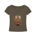 Tencel Slim Fit V-Neck T-Shirt
