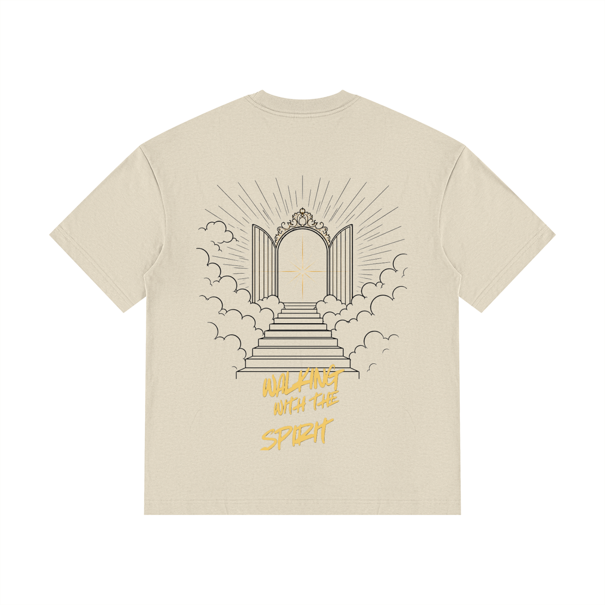 Unisex Drop Shoulder Cotton T-Shirt