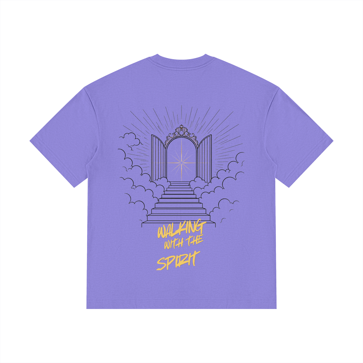 Unisex Drop Shoulder Cotton T-Shirt
