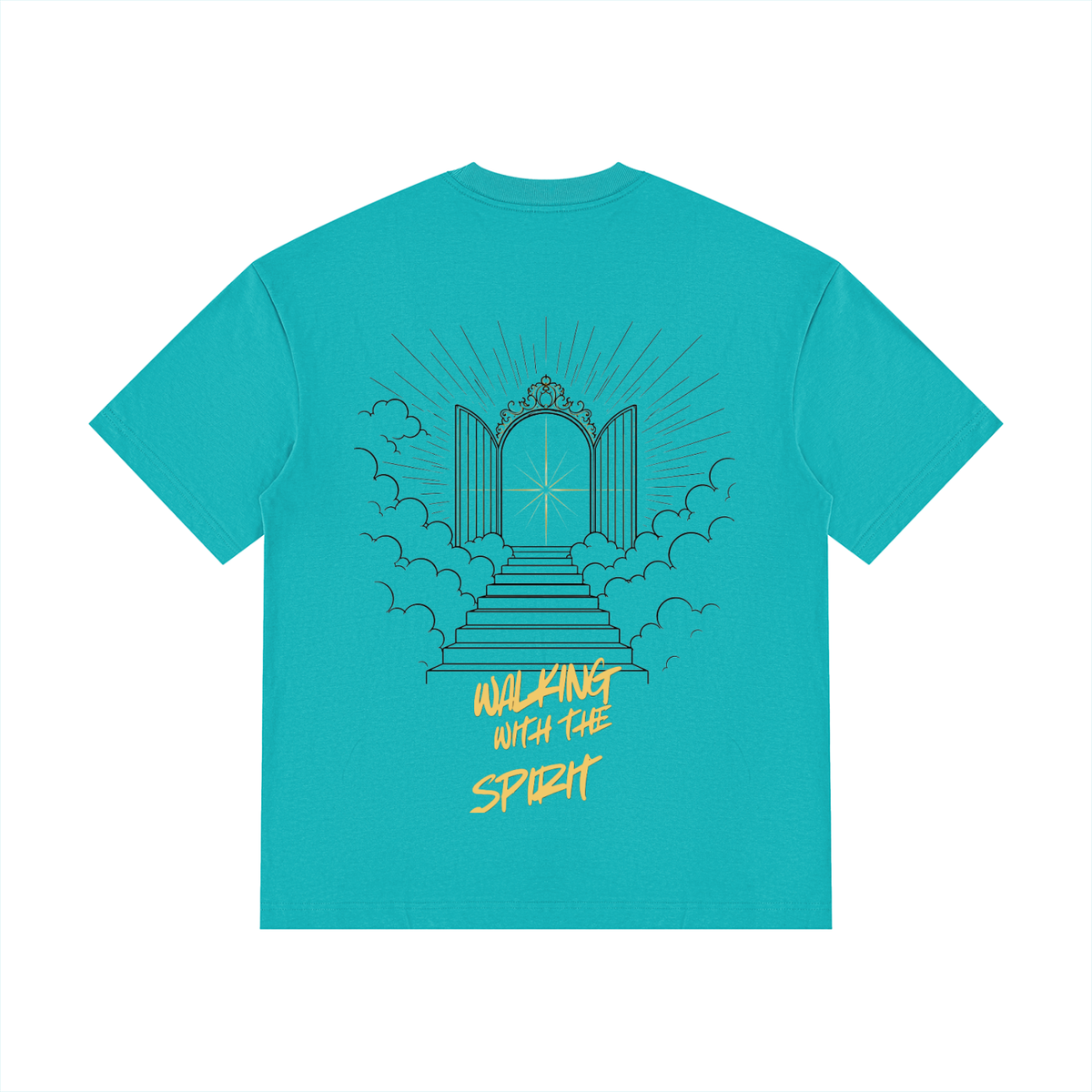 Unisex Drop Shoulder Cotton T-Shirt