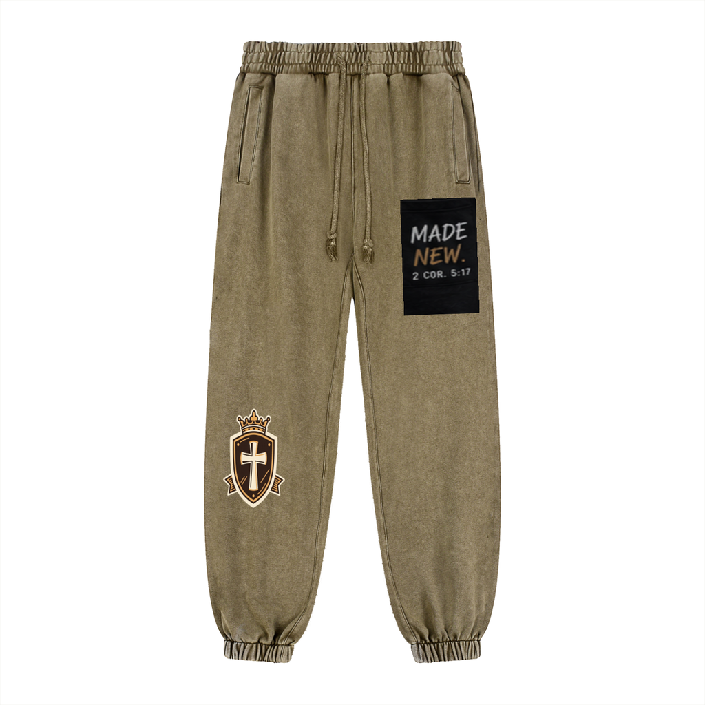 Snow Wash Heavyweight Jogged Sweatpants