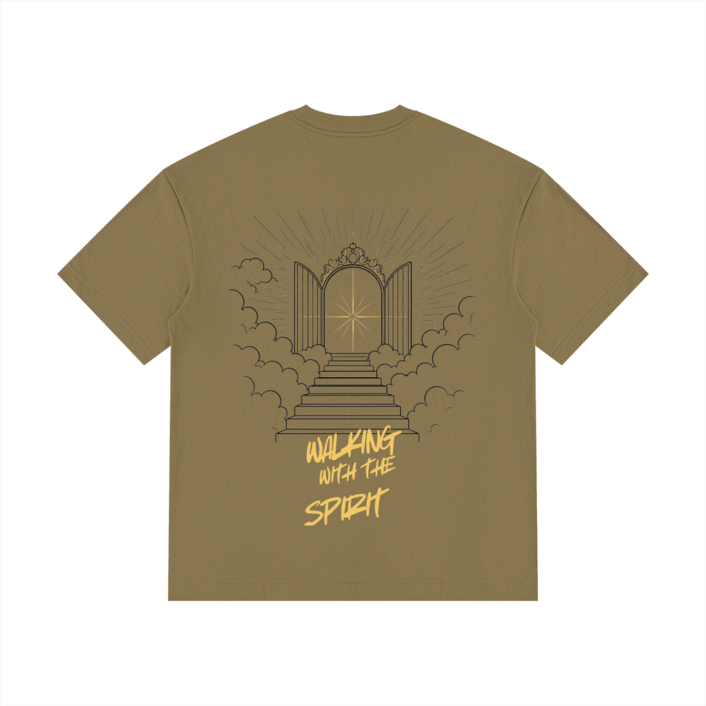 Unisex Drop Shoulder Cotton T-Shirt