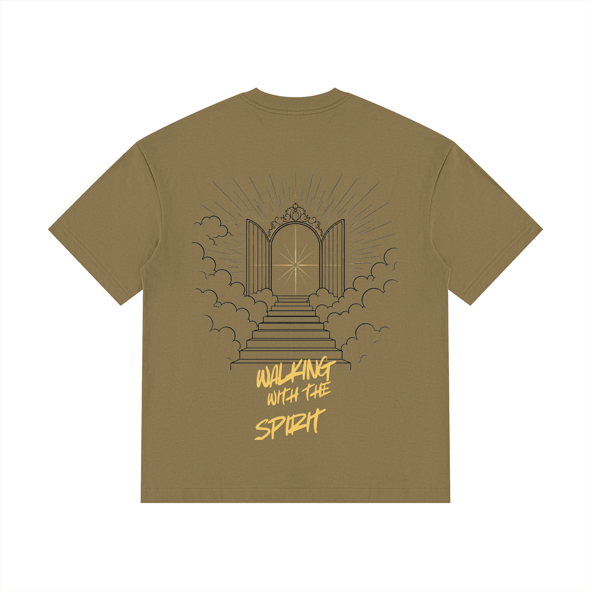 Unisex Drop Shoulder Cotton T-Shirt