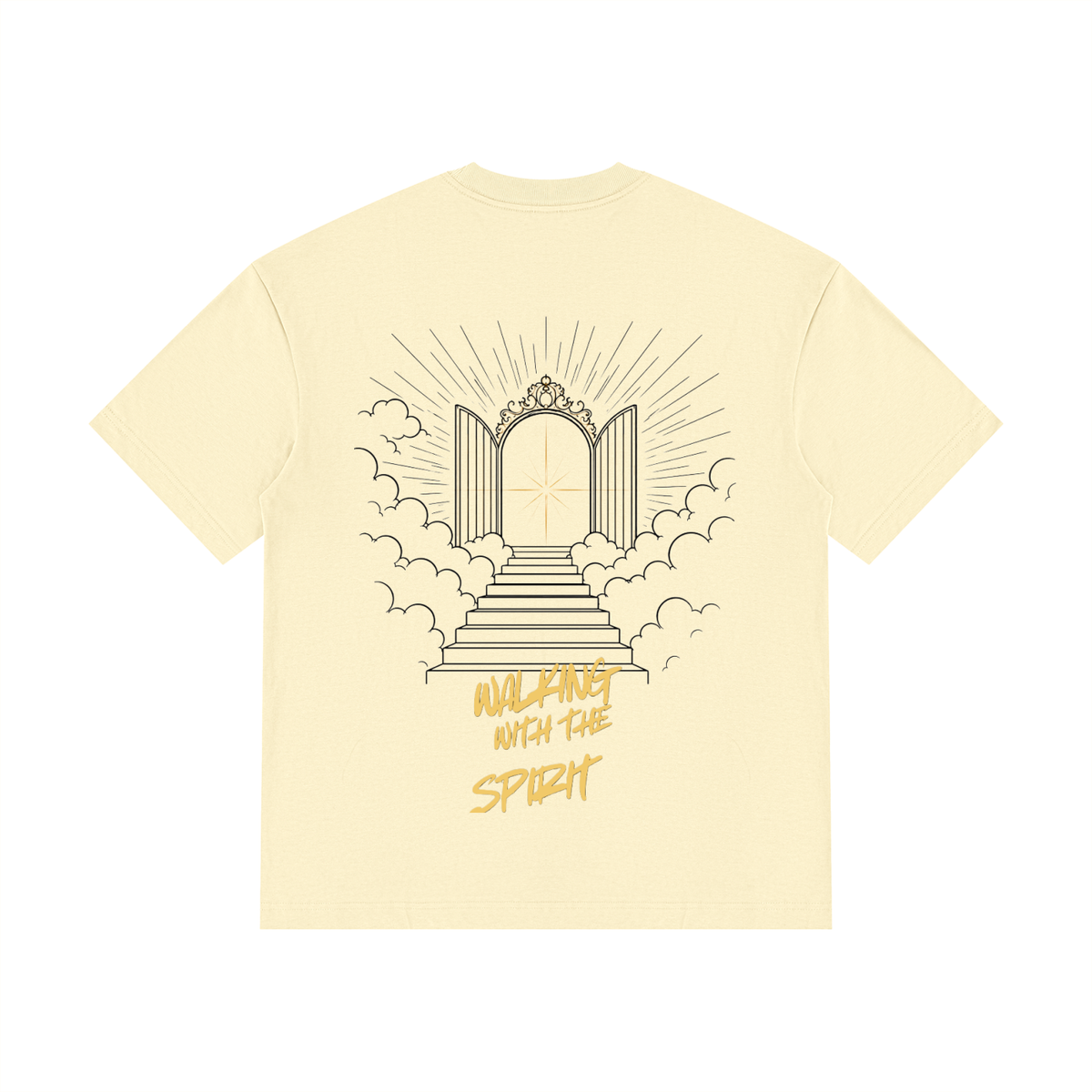 Unisex Drop Shoulder Cotton T-Shirt