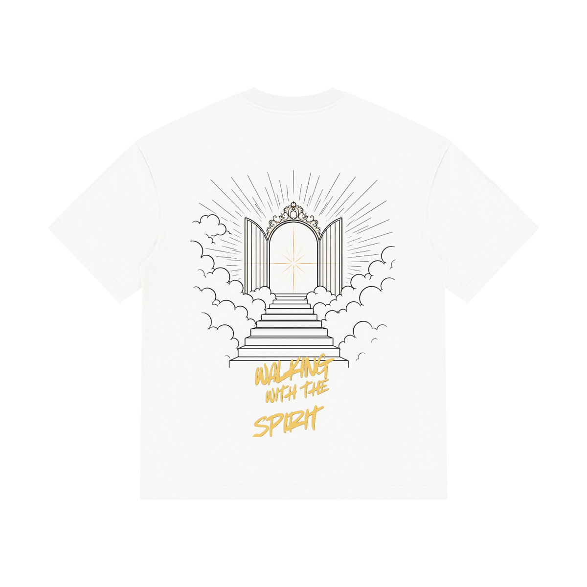 Unisex Drop Shoulder Cotton T-Shirt