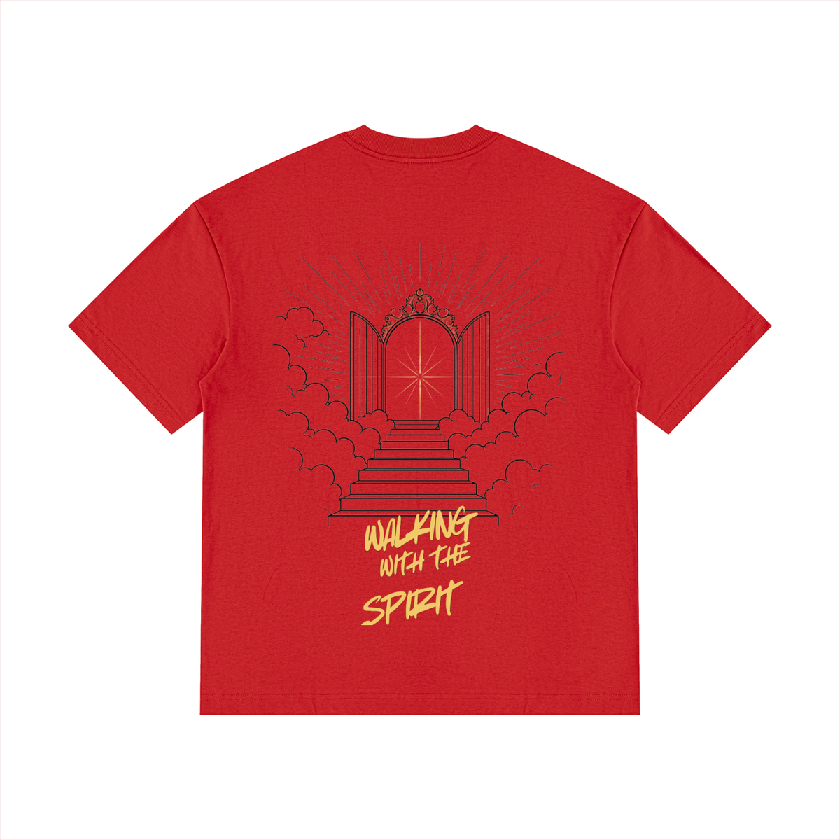Unisex Drop Shoulder Cotton T-Shirt