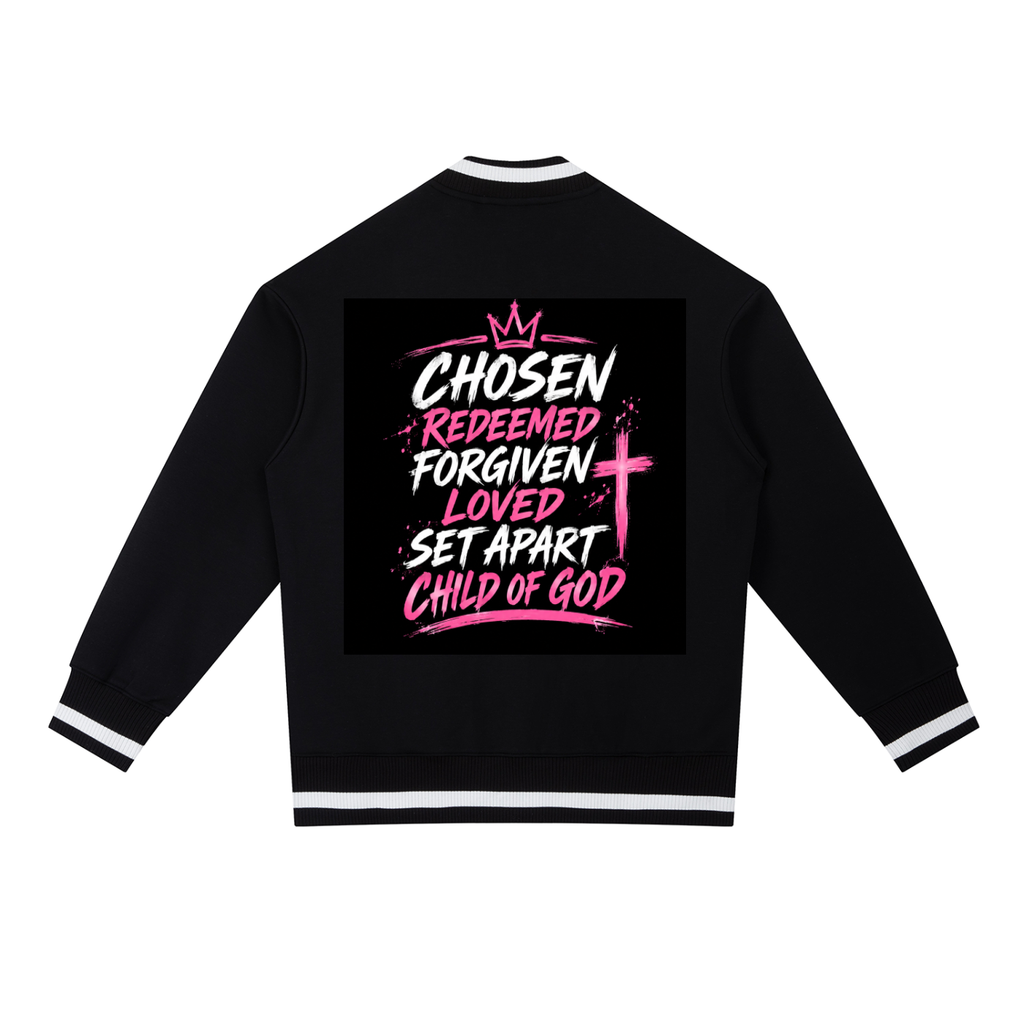 Contrast Piping Zip Bomber Jacket