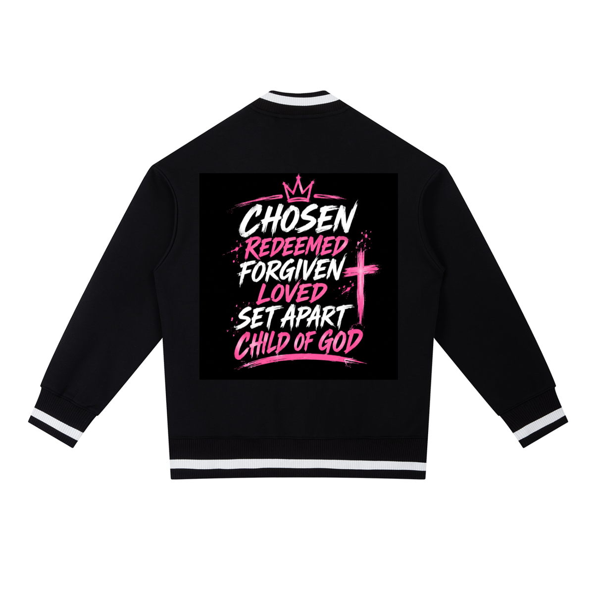 Contrast Piping Zip Bomber Jacket